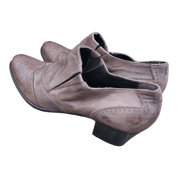 Kampgen  Handmade Wingtip Leather Slip-On Shoes Size 40(9US)Western - Picture 5 of 10